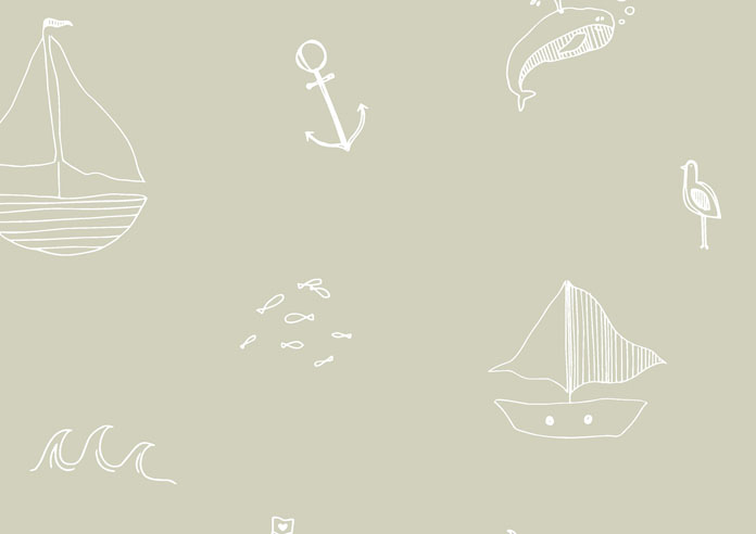 Seaside Sailing, Boat Brown - Twist&Fit Roller Blind - Image 6